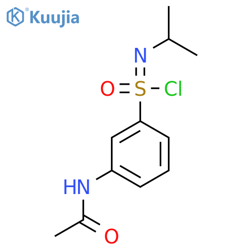 N-{3-[chloro(oxo)[(propan-2-yl)imino]-lambda6-sulfanyl]phenyl}acetamide structure