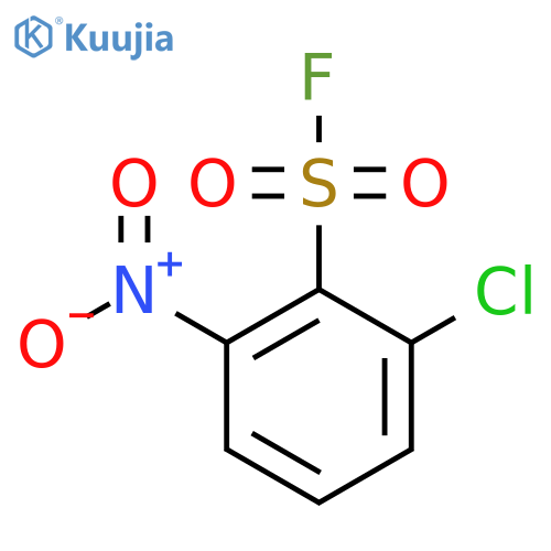 2-Chloro-6-nitrobenzene-1-sulfonyl fluoride structure