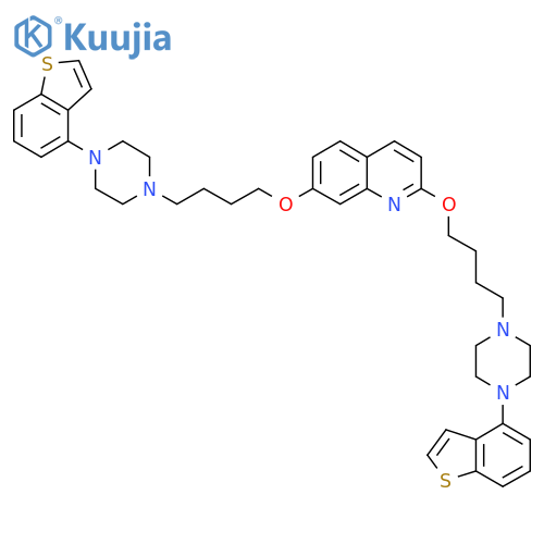 2,7-Bis4-(4-benzobthien-4-yl-1-piperazinyl)butoxy-quinoline structure