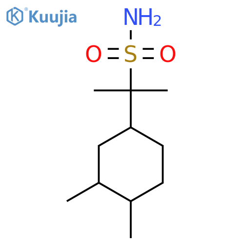 2-(3,4-dimethylcyclohexyl)propane-2-sulfonamide structure