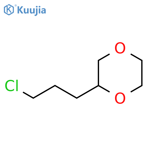 1,4-Dioxane, 2-(3-chloropropyl)- structure