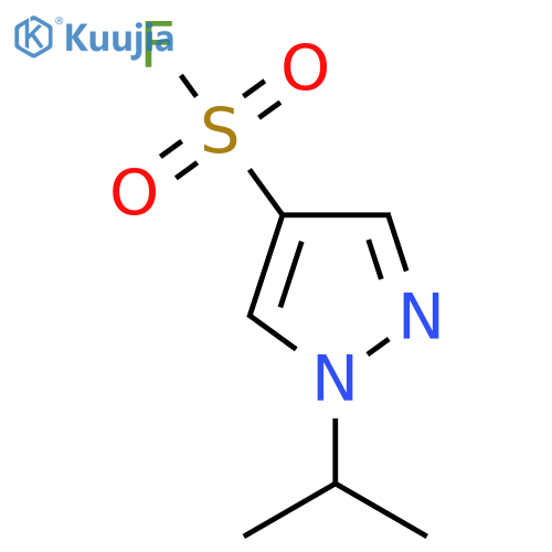 1-(propan-2-yl)-1H-pyrazole-4-sulfonyl fluoride structure