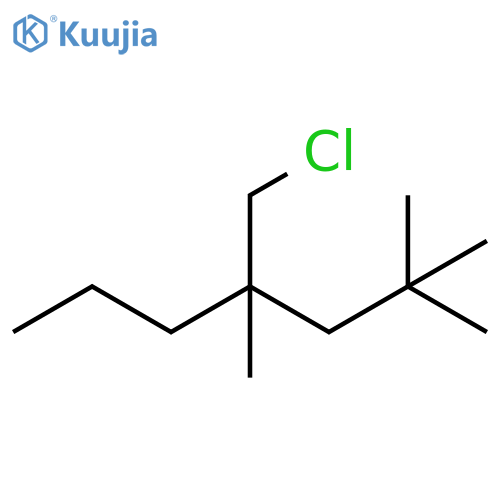 Heptane, 4-(chloromethyl)-2,2,4-trimethyl- structure