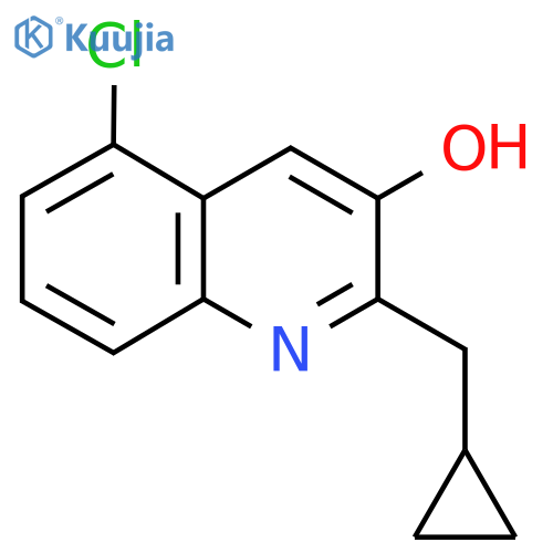 5-Chloro-2-(cyclopropylmethyl)quinolin-3-ol structure