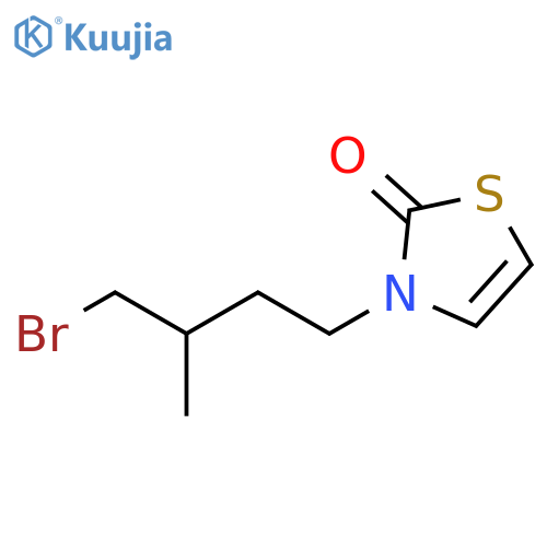 2(3H)-Thiazolone, 3-(4-bromo-3-methylbutyl)- structure