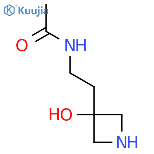 N-[2-(3-hydroxyazetidin-3-yl)ethyl]acetamide structure