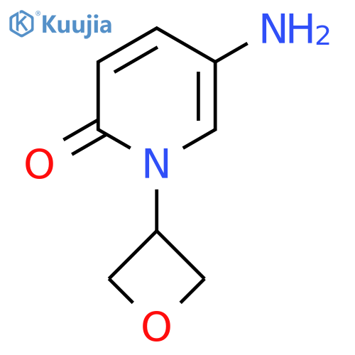 5-amino-1-(oxetan-3-yl)-1,2-dihydropyridin-2-one structure