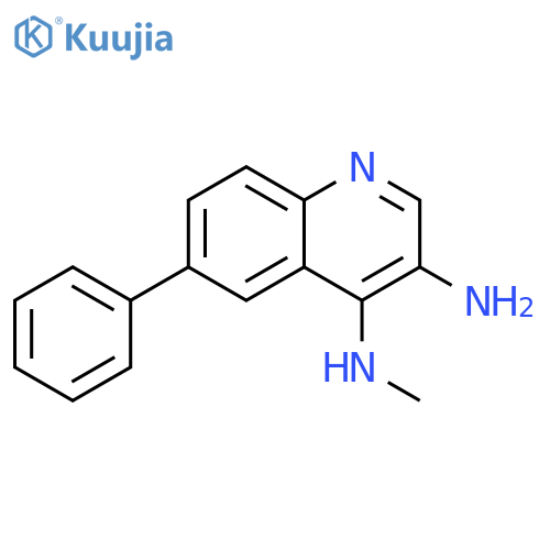 N4-methyl-6-phenylquinoline-3,4-diamine structure