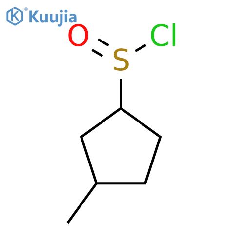 3-Methylcyclopentane-1-sulfinyl chloride structure