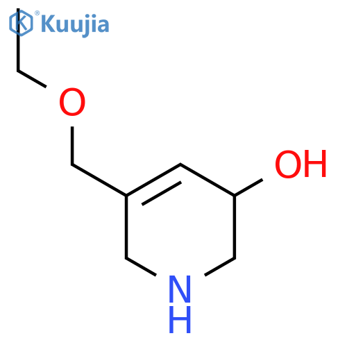 5-(Ethoxymethyl)-1,2,3,6-tetrahydropyridin-3-ol structure