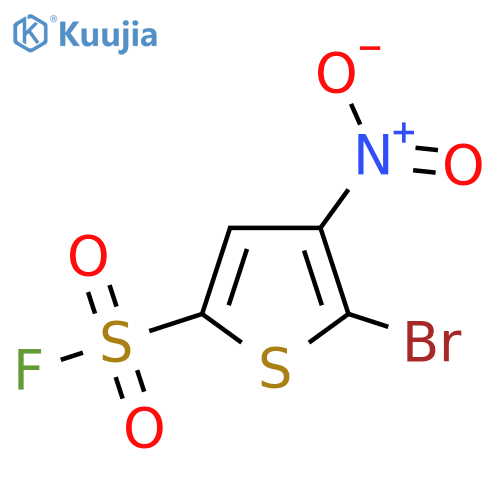 5-Bromo-4-nitrothiophene-2-sulfonyl fluoride structure