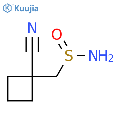 (1-Cyanocyclobutyl)methanesulfinamide structure