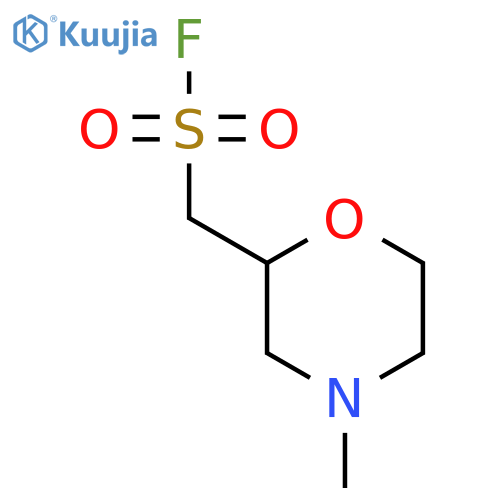 (4-Methylmorpholin-2-yl)methanesulfonyl fluoride structure