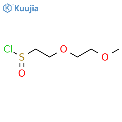 2-(2-Methoxyethoxy)ethane-1-sulfinyl chloride structure