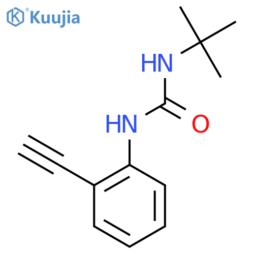 3-Tert-butyl-1-(2-ethynylphenyl)urea structure