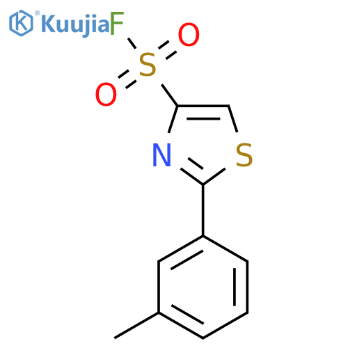 2-(3-Methylphenyl)-1,3-thiazole-4-sulfonyl fluoride structure