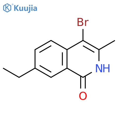 1(2H)-Isoquinolinone, 4-bromo-7-ethyl-3-methyl- structure
