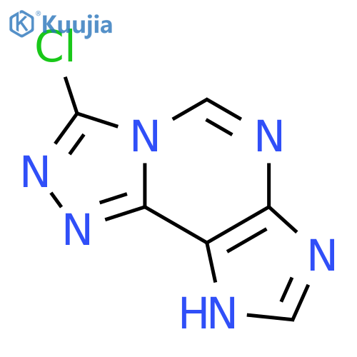 3-chloro-9H-[1,2,4]triazolo[3,4-f]purine structure