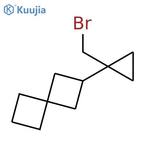 Spiro[3.3]heptane, 2-[1-(bromomethyl)cyclopropyl]- structure