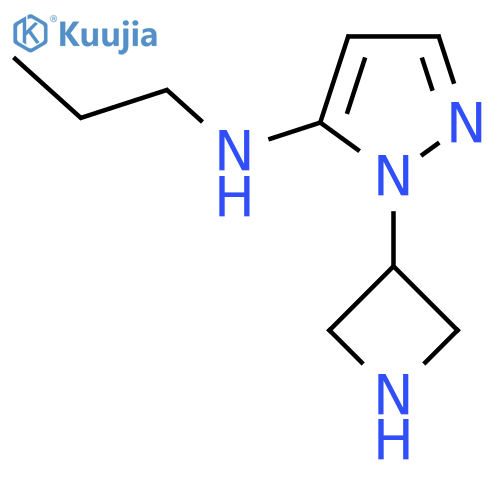 1-(azetidin-3-yl)-N-propyl-1H-pyrazol-5-amine structure