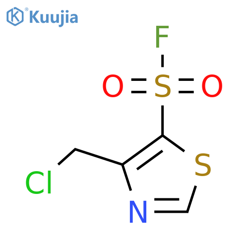 4-(Chloromethyl)-1,3-thiazole-5-sulfonyl fluoride structure