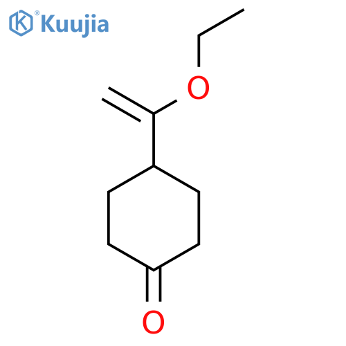 4-(1-Ethoxyethenyl)cyclohexan-1-one structure