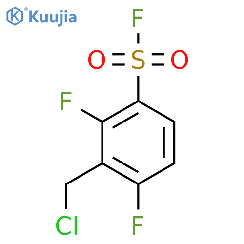 3-(Chloromethyl)-2,4-difluorobenzene-1-sulfonyl fluoride structure