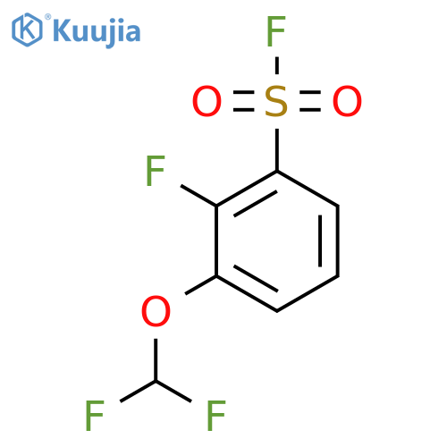 3-(Difluoromethoxy)-2-fluorobenzene-1-sulfonyl fluoride structure
