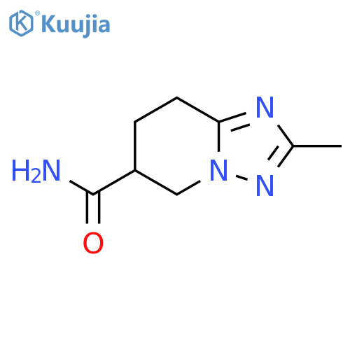 [1,2,4]Triazolo[1,5-a]pyridine-6-carboxamide, 5,6,7,8-tetrahydro-2-methyl- structure