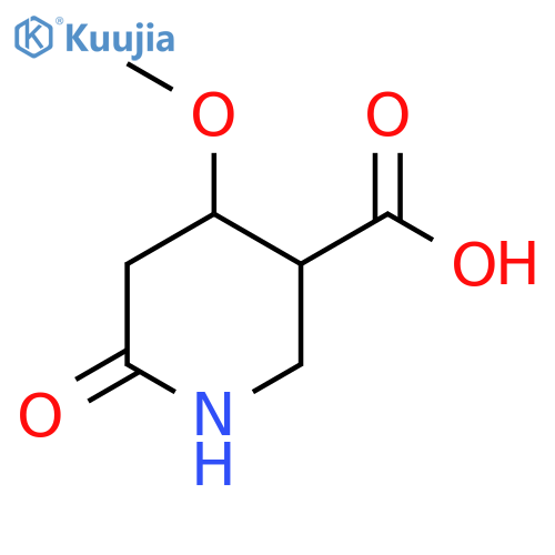 4-Methoxy-6-oxopiperidine-3-carboxylic acid structure