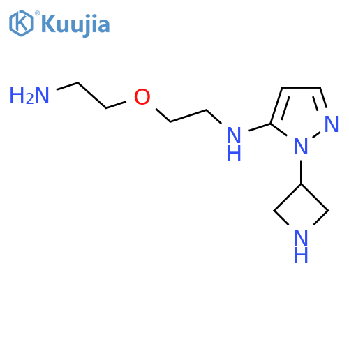 N-2-(2-aminoethoxy)ethyl-1-(azetidin-3-yl)-1H-pyrazol-5-amine structure