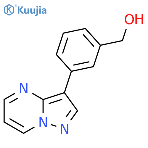 (3-{Pyrazolo[1,5-a]pyrimidin-3-yl}phenyl)methanol structure