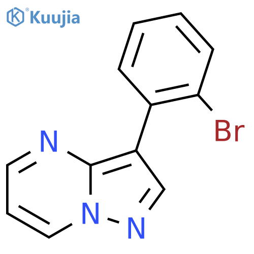 3-(2-Bromophenyl)pyrazolo[1,5-a]pyrimidine structure