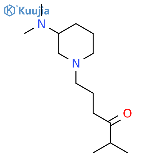 6-[3-(Dimethylamino)piperidin-1-yl]-2-methylhexan-3-one structure