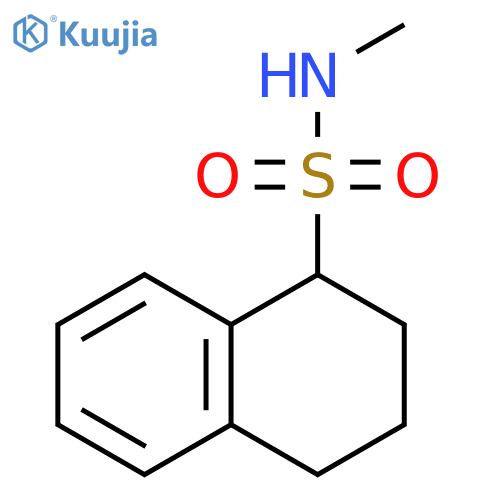 1-Naphthalenesulfonamide, 1,2,3,4-tetrahydro-N-methyl- structure