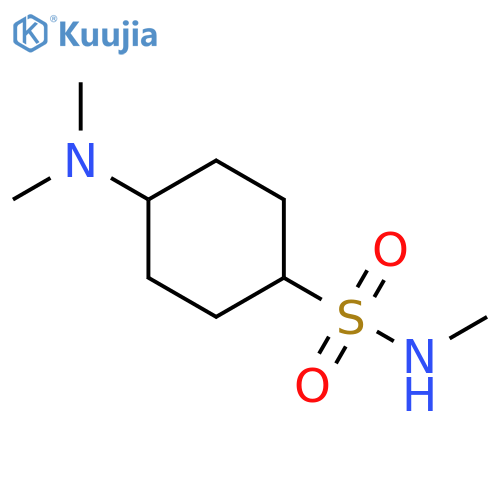 Cyclohexanesulfonamide, 4-(dimethylamino)-N-methyl- structure