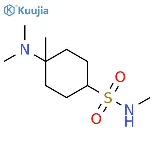Cyclohexanesulfonamide, 4-(dimethylamino)-N,4-dimethyl- structure