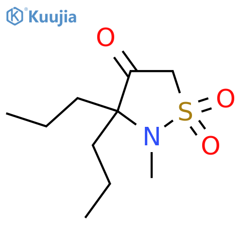 2-methyl-3,3-dipropyl-1lambda6,2-thiazolidine-1,1,4-trione structure