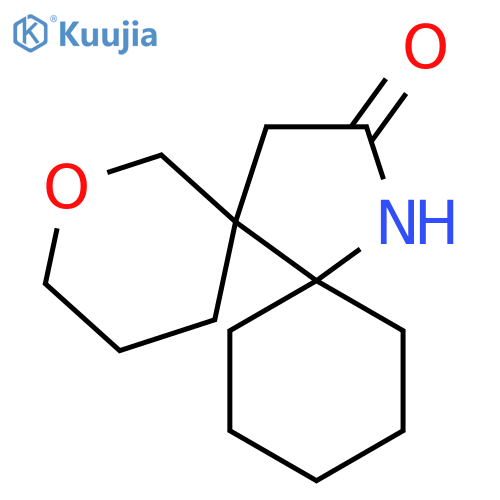 2-Oxa-13-azadispiro[5.0.5^{7}.3^{6}]pentadecan-14-one structure