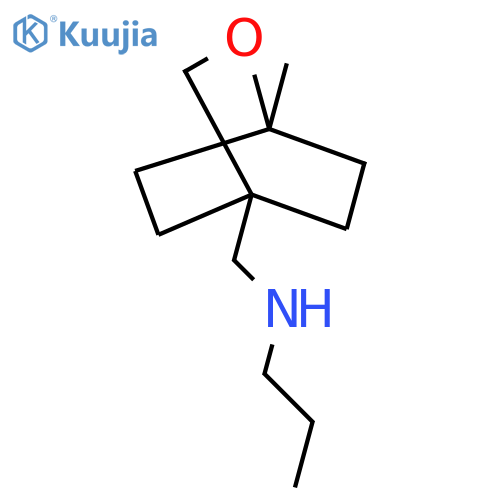 ({1-methyl-2-oxabicyclo2.2.2octan-4-yl}methyl)(propyl)amine structure