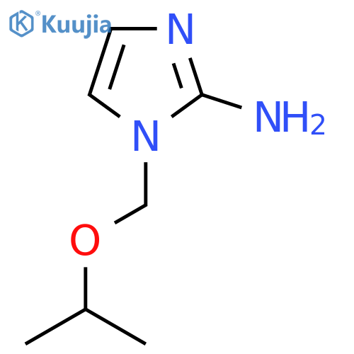 1-[(propan-2-yloxy)methyl]-1H-imidazol-2-amine structure