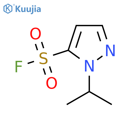 1-(propan-2-yl)-1H-pyrazole-5-sulfonyl fluoride structure