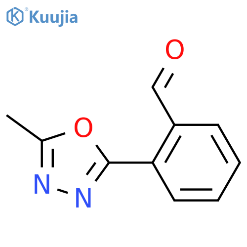 2-(5-Methyl-1,3,4-oxadiazol-2-yl)benzaldehyde structure