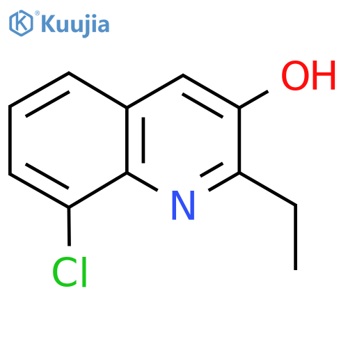 8-Chloro-2-ethylquinolin-3-ol structure