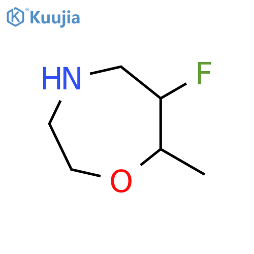 1,4-Oxazepine, 6-fluorohexahydro-7-methyl- structure