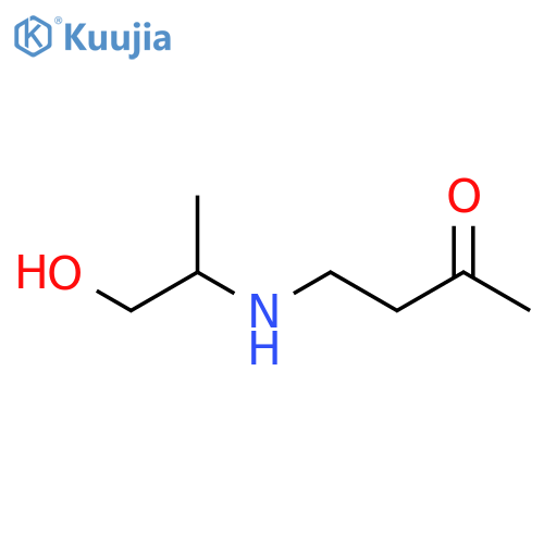 2-Butanone, 4-[(2-hydroxy-1-methylethyl)amino]- structure
