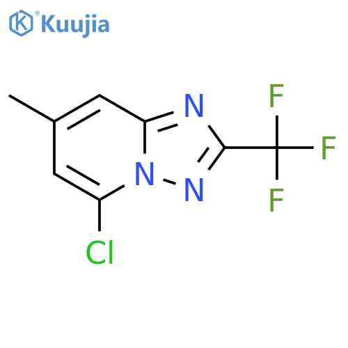 5-chloro-7-methyl-2-(trifluoromethyl)-1,2,4triazolo1,5-apyridine structure