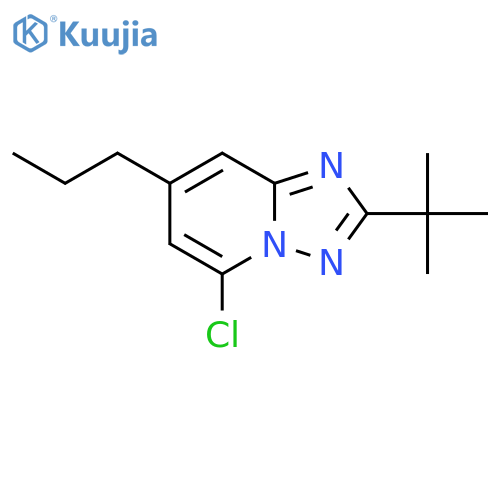 2-tert-butyl-5-chloro-7-propyl-1,2,4triazolo1,5-apyridine structure
