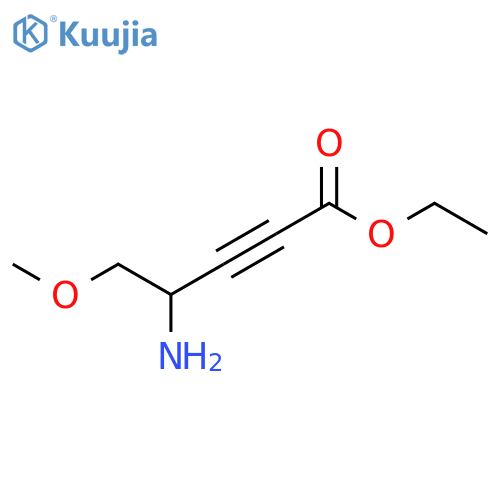 2-Pentynoic acid, 4-amino-5-methoxy-, ethyl ester structure