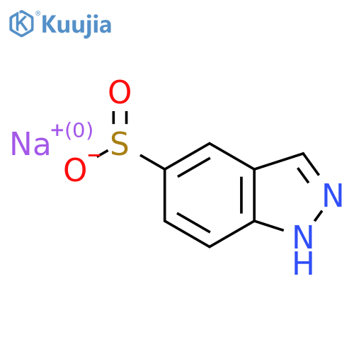 sodium 1H-indazole-5-sulfinate structure